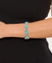 Kiraz Turquoise Stoned Silver Plated Bracelet
