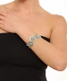 Kiraz Turquoise Stoned Silver Plated Bracelet