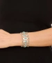 Kiraz Turquoise Stoned Silver Plated Bracelet