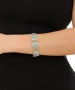 Kiraz Turquoise Stoned Silver Plated Bracelet