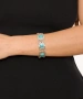 Kiraz Turquoise Stoned Silver Plated Bracelet