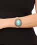Kiraz Turquoise Stoned Silver Plated Bracelet