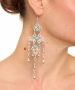 Kiraz Turquoise Stoned Silver Plated Dangling Earring