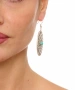 Kiraz Turquoise Stoned Silver Plated Earring