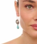 Kiraz Turquoise Stoned Silver Plated Earring