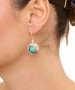 Kiraz Turquoise Stoned Silver Plated Earring