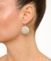 Kiraz Turquoise Stoned Silver Plated Earring