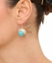 Kiraz Turquoise Stoned Silver Plated Earring