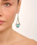 Kiraz Turquoise Stoned Silver Plated Earring