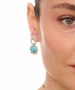 Kiraz Turquoise Stoned Silver Plated Earring