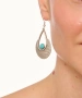 Kiraz Turquoise Stoned Silver Plated Earring