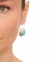 Kiraz Turquoise Stoned Silver Plated Earring