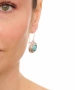 Kiraz Turquoise Stoned Silver Plated Earring