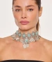 Kiraz Turquoise Stoned Silver Plated Necklace