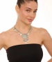 Kiraz Turquoise Stoned Silver Plated Necklace