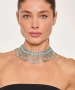 Kiraz Turquoise Stoned Silver Plated Necklace