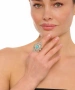 Kiraz Turquoise Stoned Silver Plated Ring