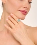 Kiraz Turquoise Stoned Silver Plated Ring