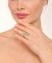 Kiraz Turquoise Stoned Silver Plated Ring