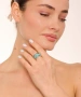 Kiraz Turquoise Stoned Silver Plated Ring
