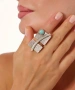 Kiraz Turquoise Stoned Silver Plated Ring