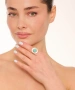 Kiraz Turquoise Stoned Silver Plated Ring