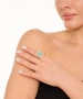 Kiraz Turquoise Stoned Silver Plated Ring