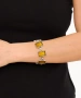 Kiraz Yellow Enameld Silver Plated Bracelet