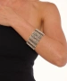 Kiraz Elastic Silver Plated Bracelet