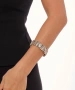 Kiraz Elastic Silver Plated Bracelet
