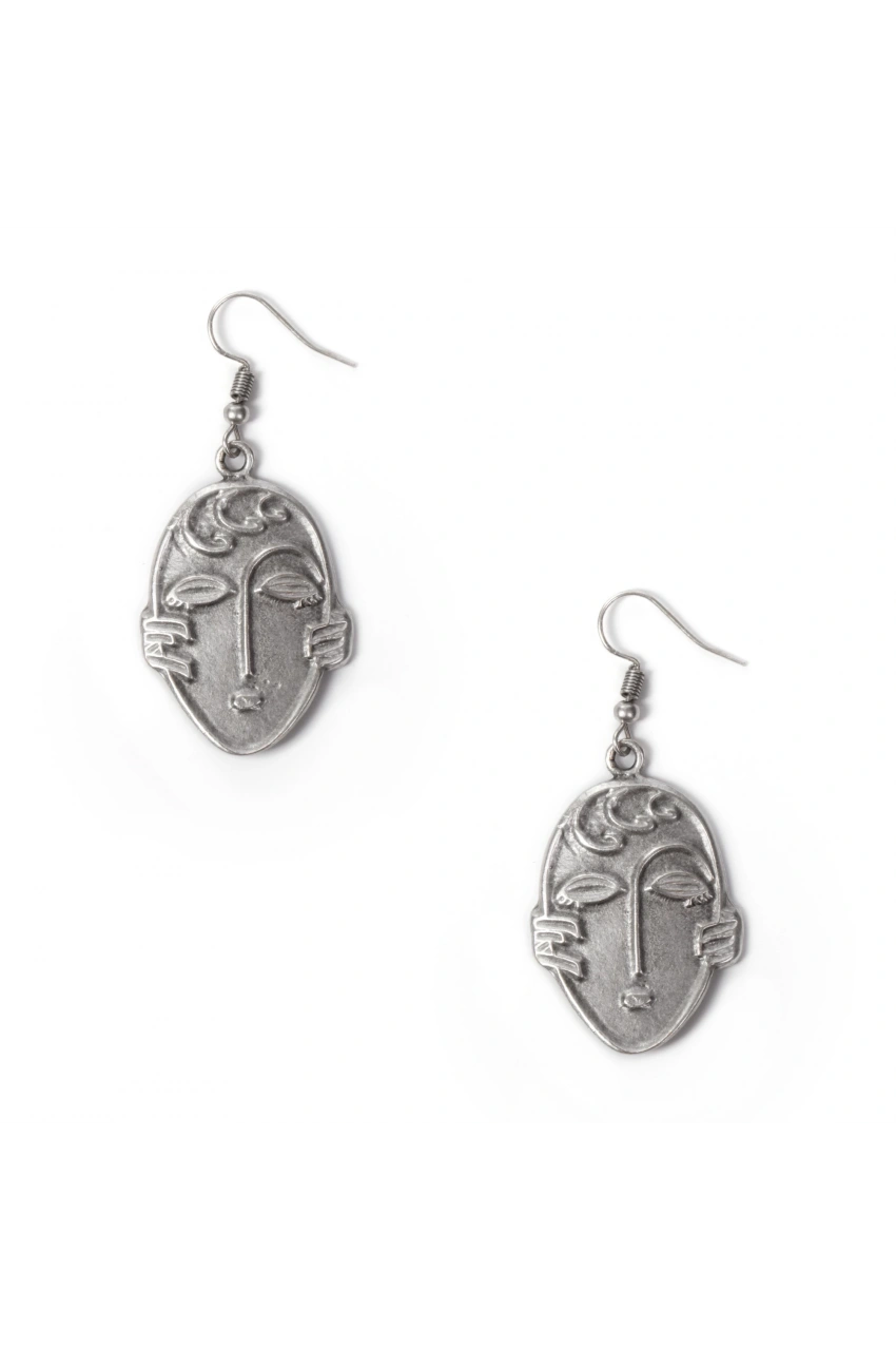 Abstract Face Earrings