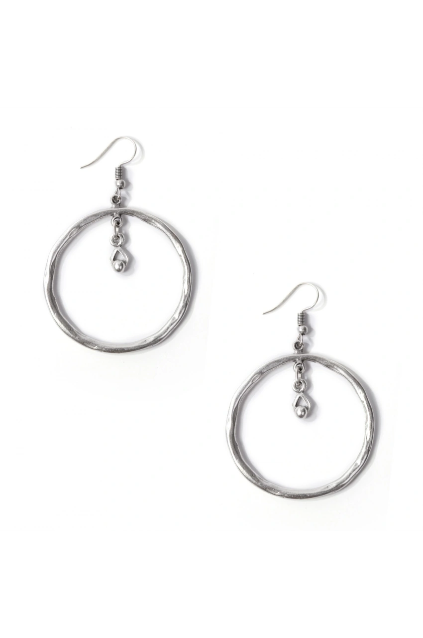 Beaded Hoop Earrings