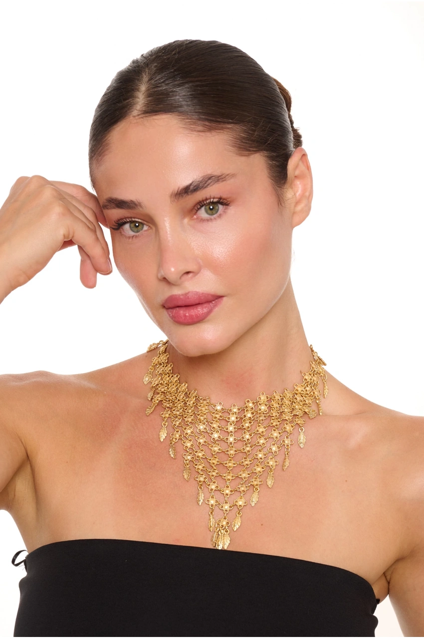 Kiraz Gold Plated Necklace