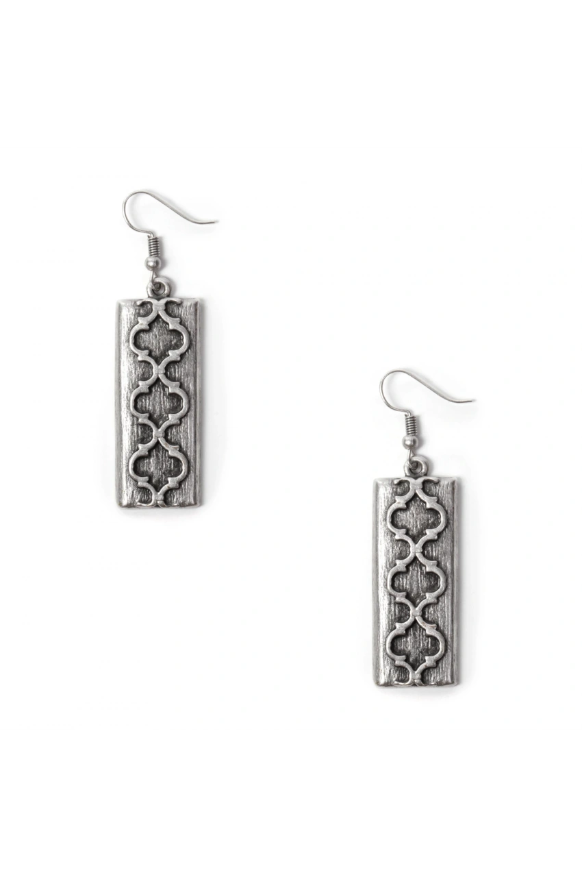 Filigree Rectangle Earrings