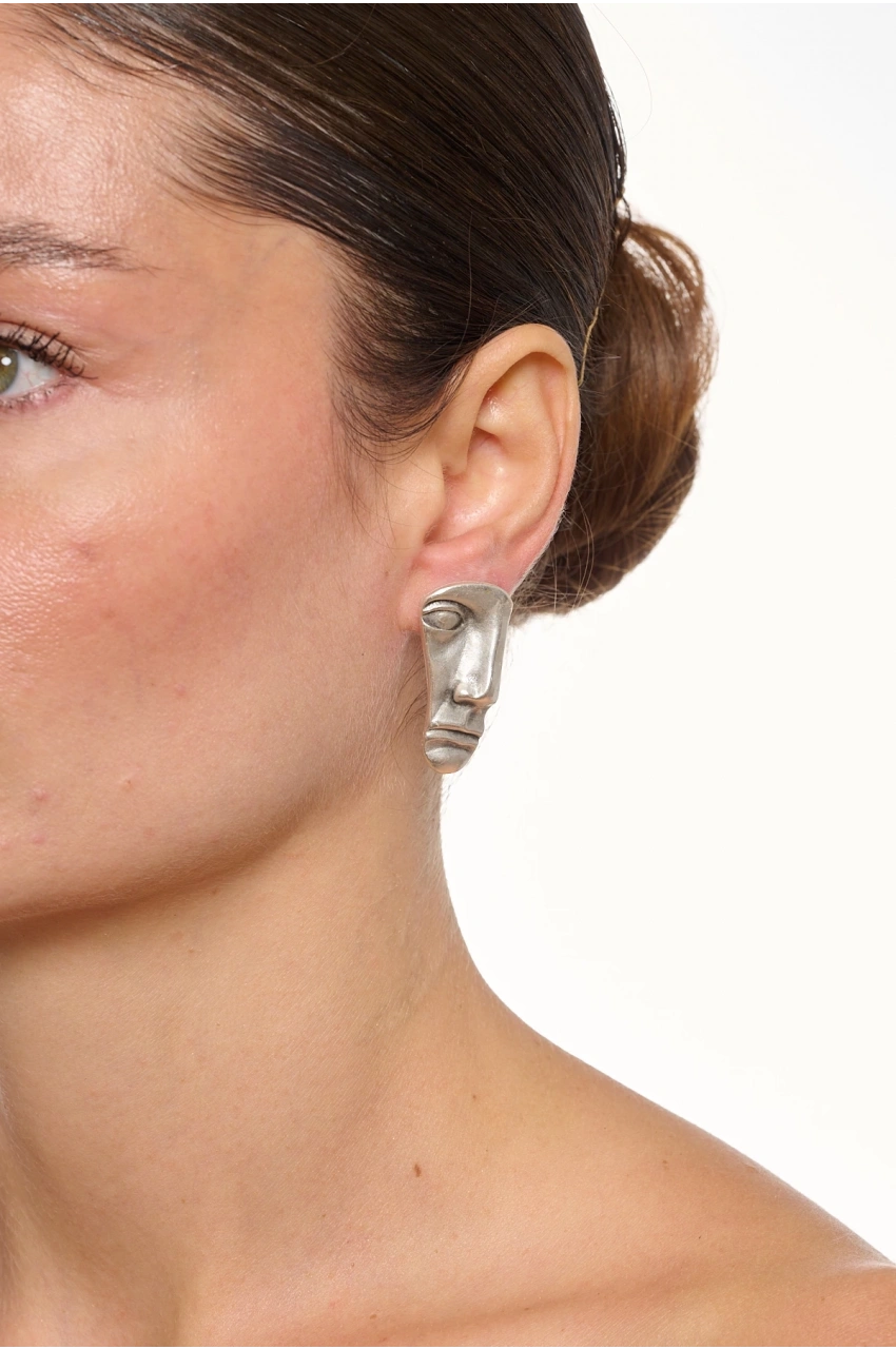 Half Face Earrings