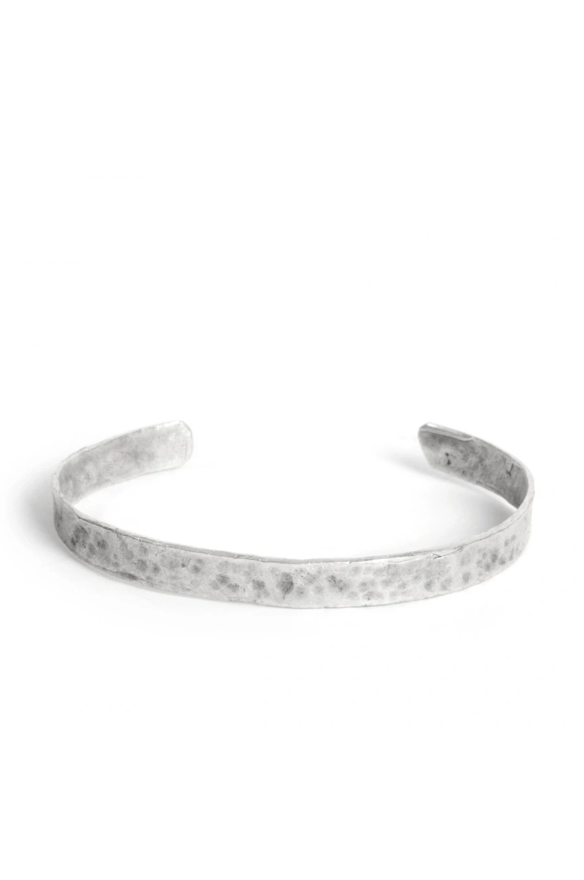Hammered Pattern Cuff Bracelet