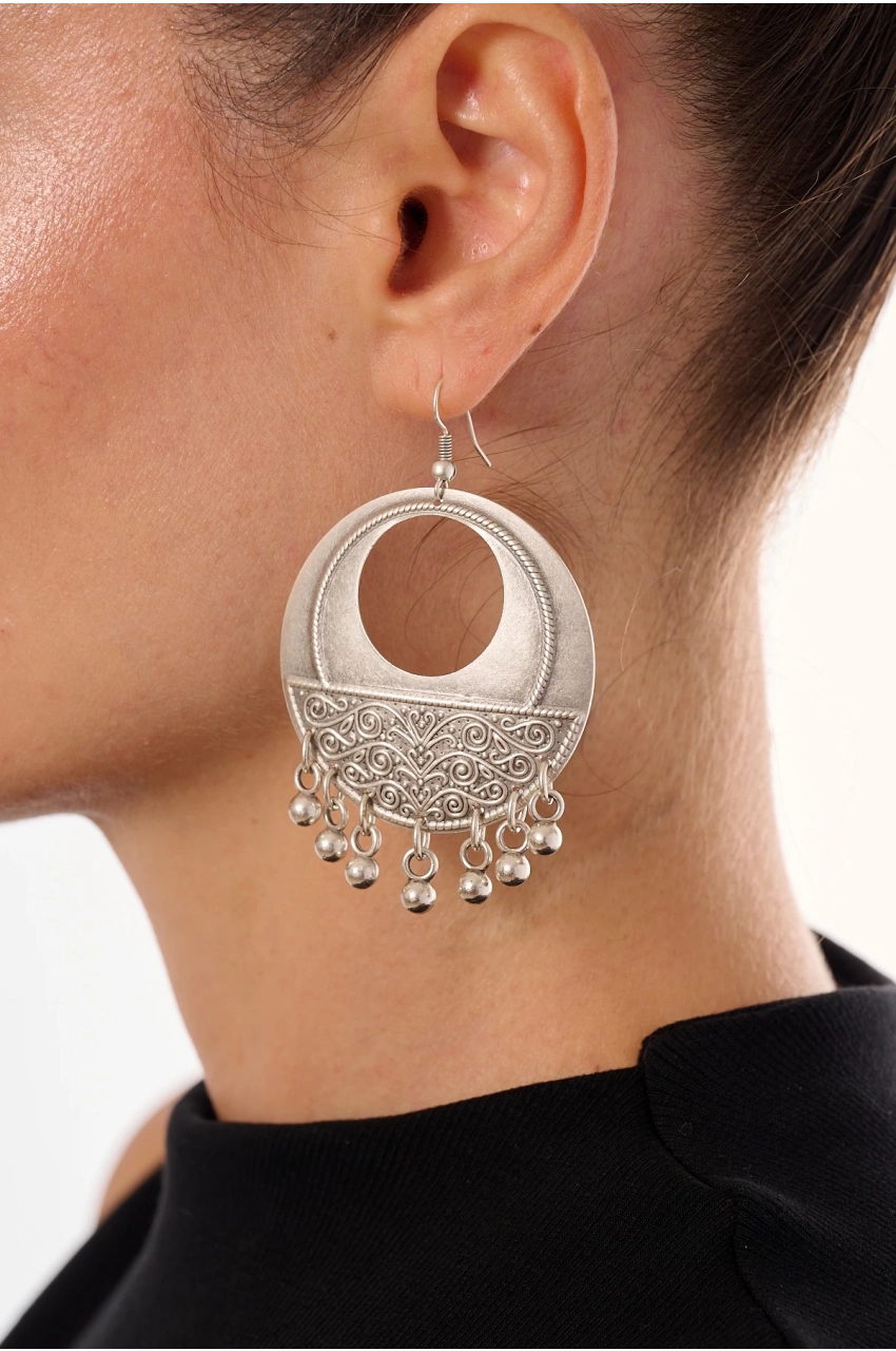 Kiraz Silver Plated Earring