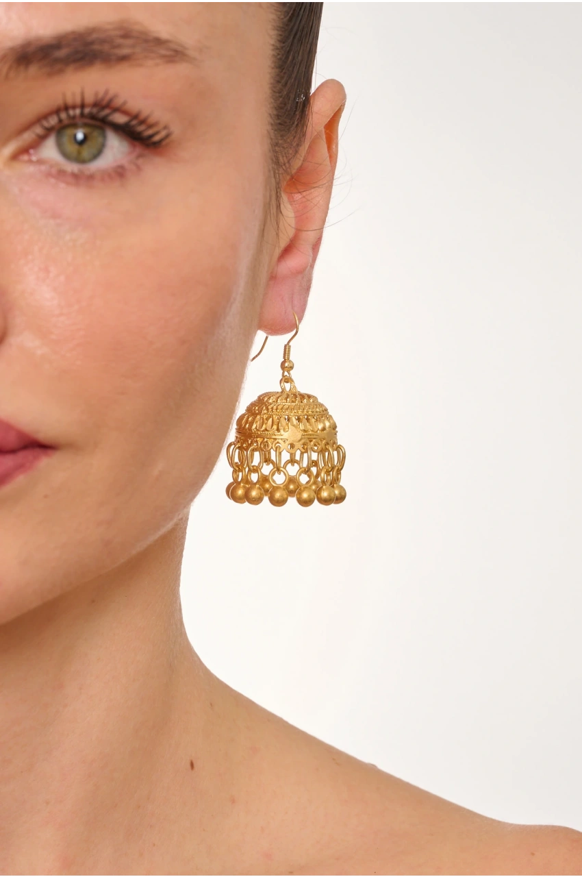Kiraz Gold Plated Earring