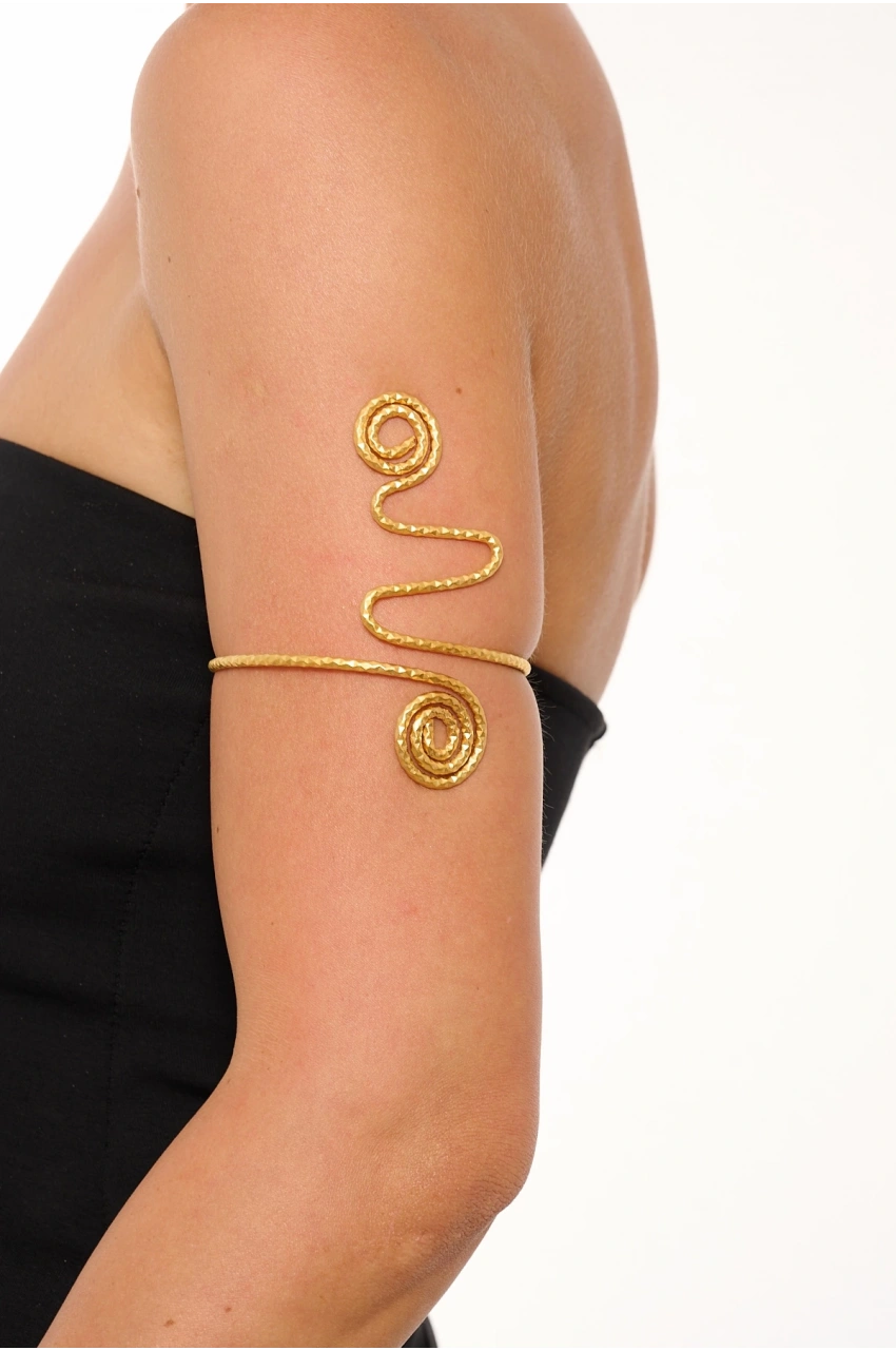 Kiraz Gold Plated Arm Cuff