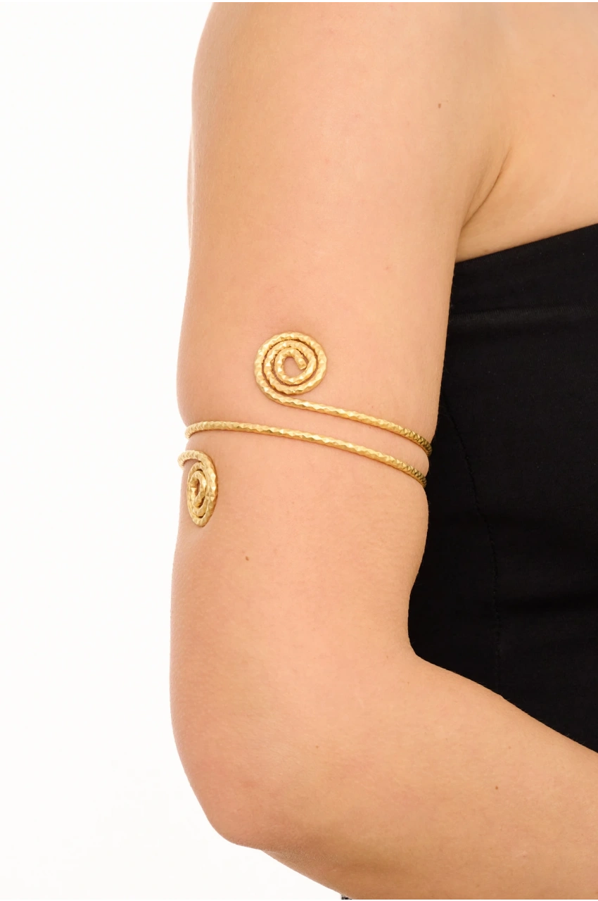 Kiraz Gold Plated Arm Cuff