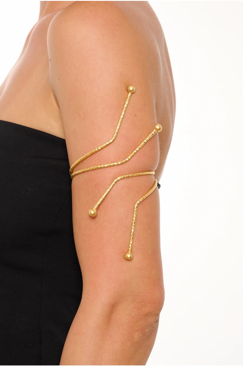 Kiraz Gold Plated Arm Cuff