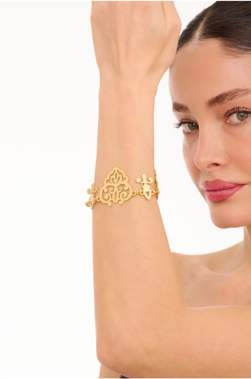 Kiraz Gold Plated Bracelet