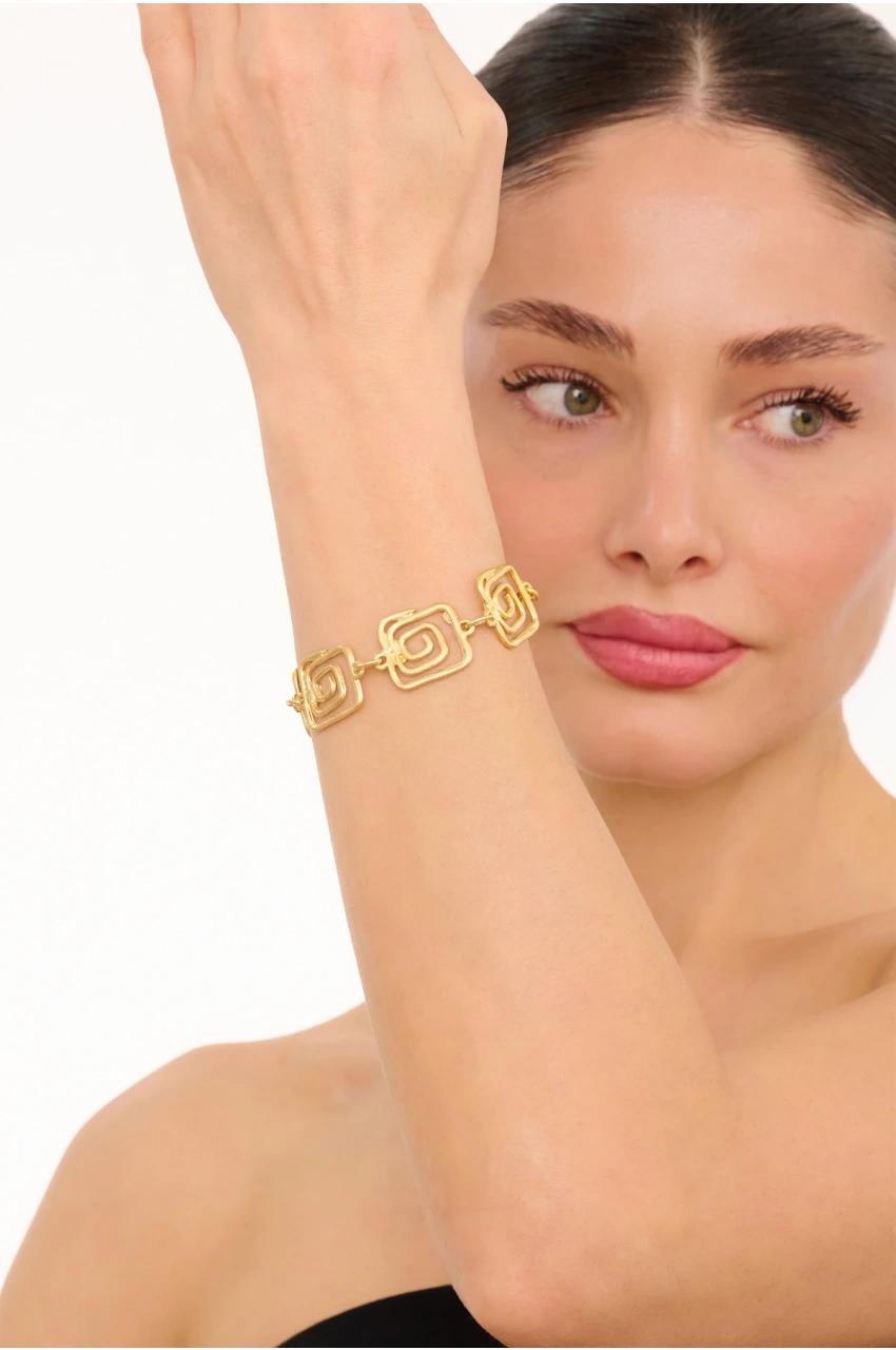 Kiraz Gold Plated Bracelet