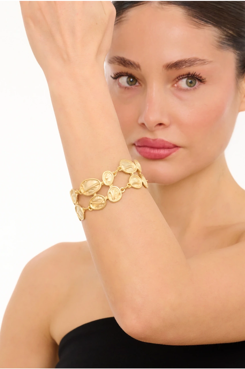Kiraz Gold Plated Bracelet