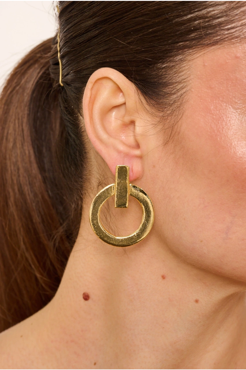 Kiraz Gold Plated Earring