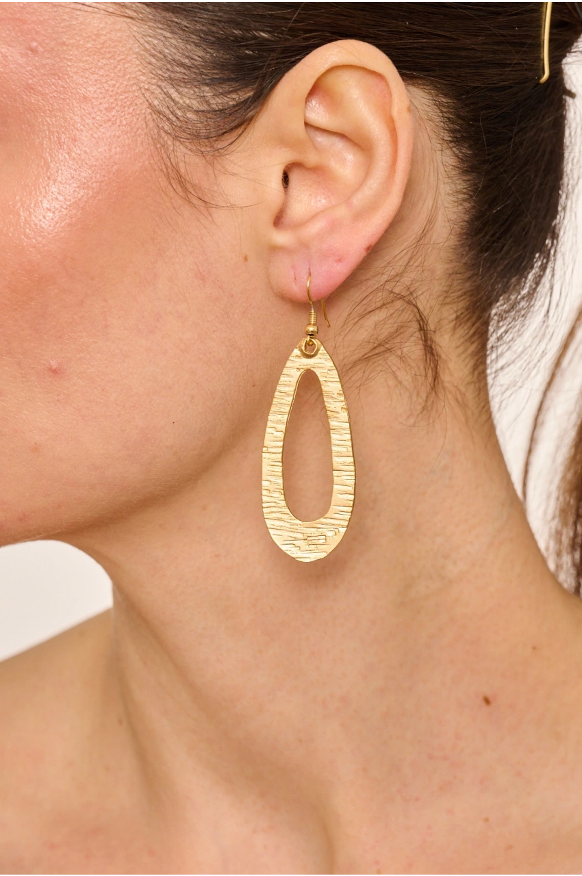 Kiraz Gold Plated Earring