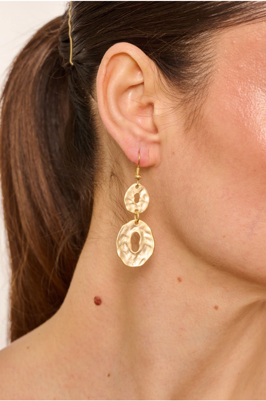 Kiraz Gold Plated Earring