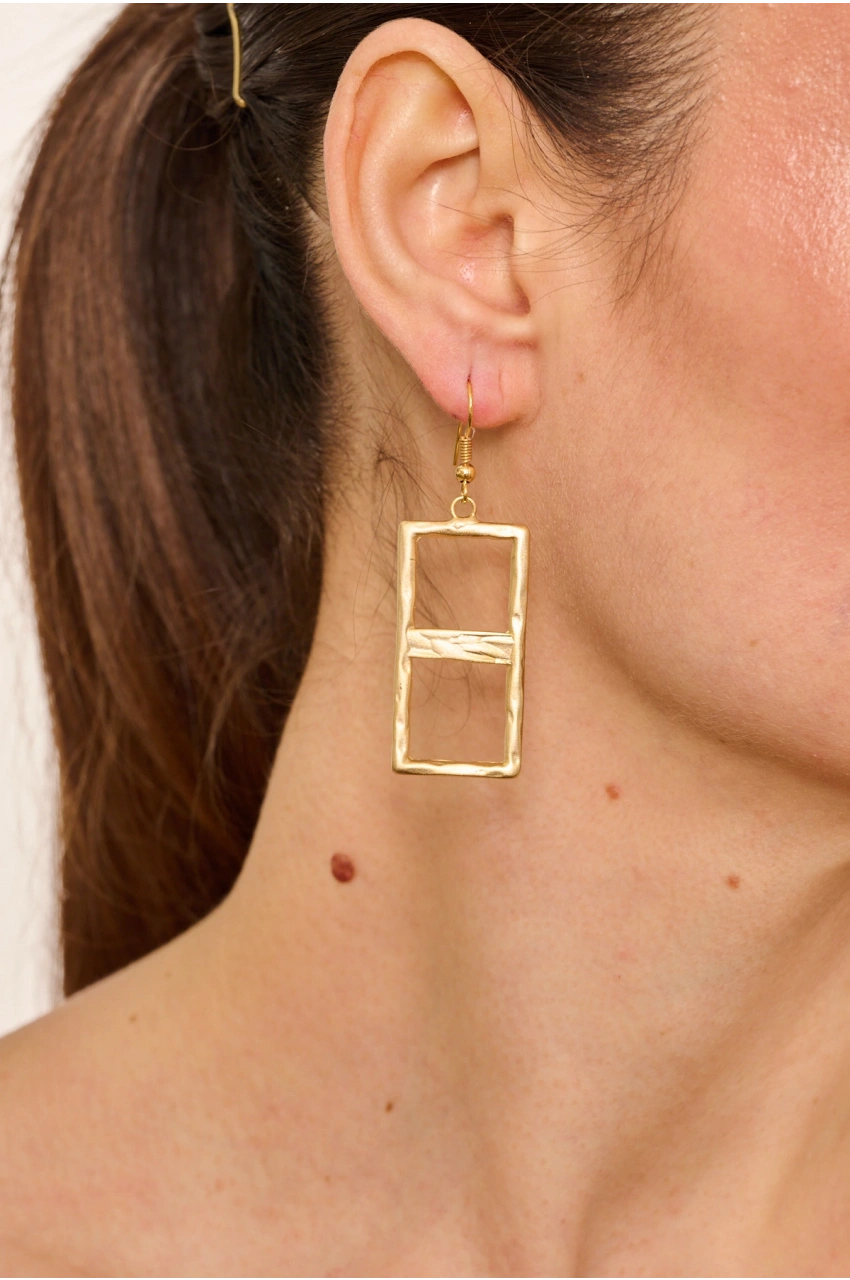 Kiraz Gold Plated Earring