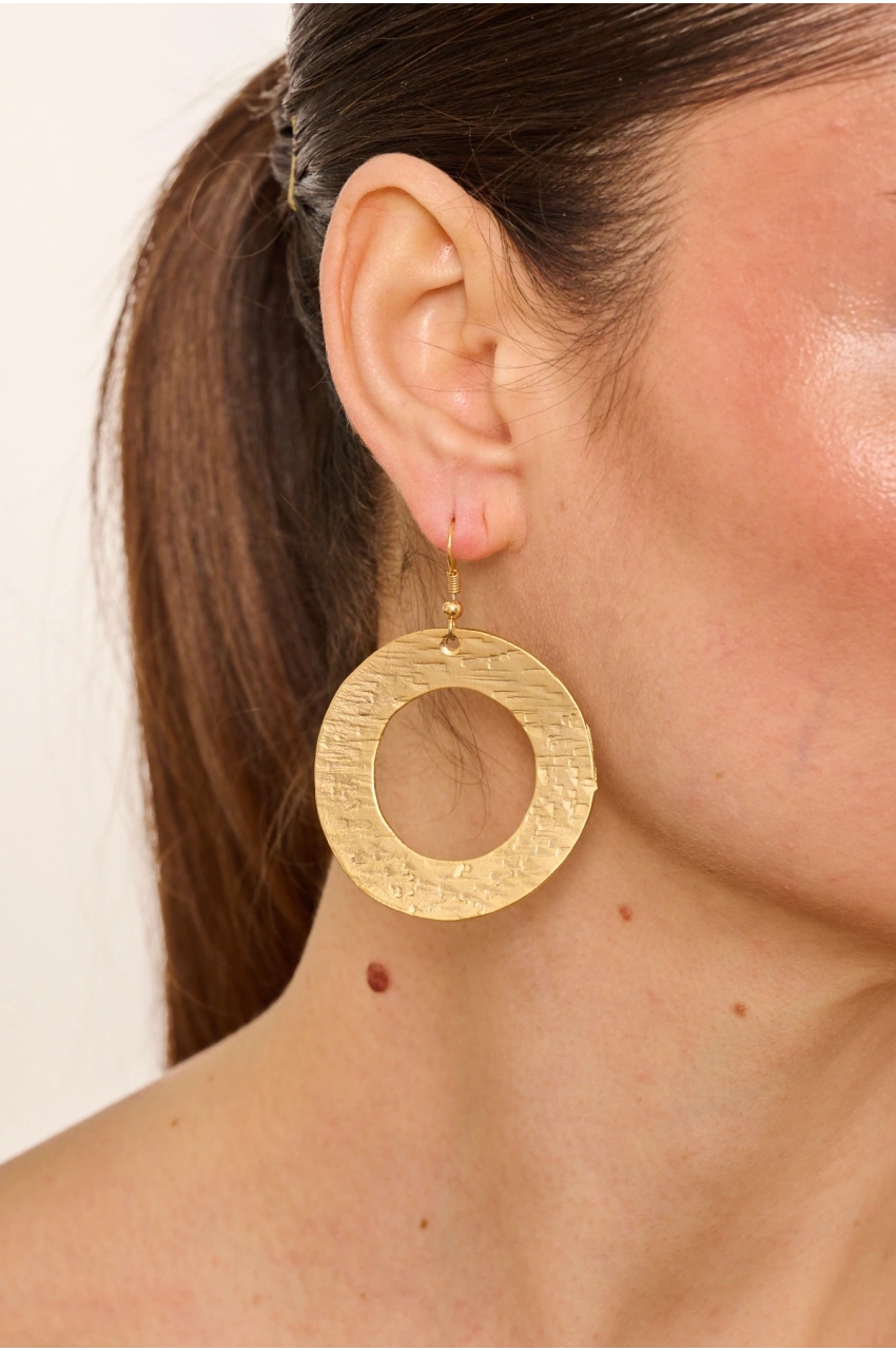 Kiraz Gold Plated Earring
