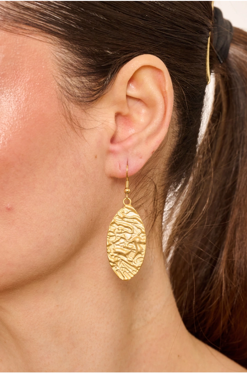Kiraz Gold Plated Earring